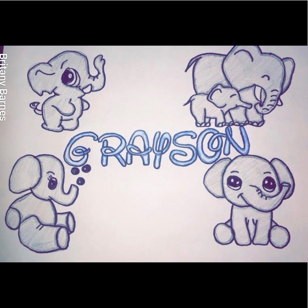 Children drawing personalized